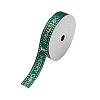 Flat Christmas Theme Polyester Grosgrain Ribbon OCOR-YWC0001-01A-03-1