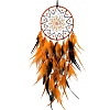 Woven Net/Web with Feather Pendant Decoration PW-WGF2DE2-01-1