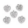 Alloy Rhinestone Charms ALRI-C008-06P-3