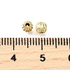 Brass Corrugated Beads KK-V011-01A-G-2