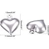 304 Stainless Steel Charms STAS-UN0003-85-2