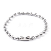 Non-Tarnish 304 Stainless Steel Ball Chain Necklaces for Women NJEW-G135-01A-P-1