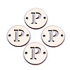 Unfinished Natural Poplar Wood Links Connectors WOOD-S045-140B-01P-1