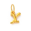 925 Sterling Silver Letter Charms with Jump Rings LS-STER-R008-01G-X-1