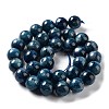 Natural Kyanite/Cyanite/Disthene Round Beads Strands G-N0150-05-12mm-01-5