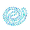 Electroplate Transparent Glass Beads Strands LS-EGLA-N056-04A-B01-2