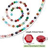 2 Strands Mixed Stone Beads Strands G-PH0002-90-2