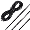 Flat Leather Craft Shoemaker Cord with Metal Rivet AJEW-WH0561-08B-1