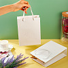 Folding Kraft Paper Gift Bags with Handle ABAG-TAC0014-03-5