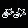 Spray Painted Eco-Friendly Alloy Swivel Snap Hooks Clasps PALLOY-T080-14M-NR-3