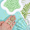 500Pcs UV Plating Opaque Acrylic Beads MACR-PA0001-47B-3