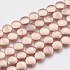 Electroplate Non-magnetic Synthetic Hematite Beads Strands G-K259-54-10mm-01RG-3