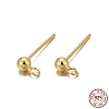925 Sterling Silver Ear Stud Findings STER-K167-042B-G-8