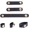 6Pcs 3 Styles Cowhide Leather Cable Straps with Golden Metal Snap Button FIND-CL0001-73B-7