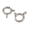 304 Stainless Steel Spring Ring Clasps STAS-B095-05F-P-2