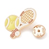 Sports Tennis Enamel Brooches JEWB-I063-03KCG-03-3