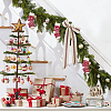 3Pcs 3 Styles Wool Yarn Knitted Hanging Christmas Stockings FEPA-SP0001-04B-7