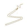 304 Stainless Steel Cable Chains Necklace for Men Women NJEW-N050-A03-G15-3