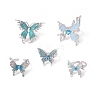 5Pcs 5 Styles Alloy Rhinestone Cuff Rings PW-WG077C5-01-3