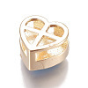 Brass Slide Charms KK-E775-E-3