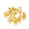Tibetan Style Alloy Bead Cones TIBE-0578-G-FF-2