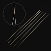 Iron Collapsible Big Eye Beading Needles ES001Y-S-45mm-01-2