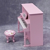 Wood Piano & Chair Miniature Ornaments PW-WG2A996-02-2