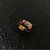 Gold Foil Resin Finger Rings WGDC7A7-01-1