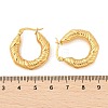 304 Stainless Steel Twist Hoop Earrings EJEW-Q011-02G-3