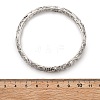 Brass Bangles for Women BJEW-D313-03P-5