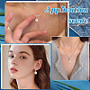 2Pcs 925 Sterling Silver with Crystal Rhinestone Pendant Bails STER-ME0001-24G-4