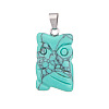 Synthetic Turquoise Pendants PW-WGE4606-07-1