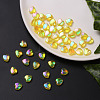 100Pcs Eco-Friendly Transparent Acrylic Beads TACR-YW0001-07E-7