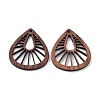 Walnut Wood Laser Cut Pendants WOOD-Q051-03G-1