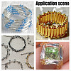 120G 12 Styles Glass Twisted Bugle Beads SEED-HY0001-23-7