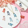 40Pcs 4 Colors Alloy Pendants FIND-CJ0002-01-6