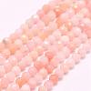 Natural Pink Opal Beads Strands G-F509-05-4mm-1
