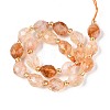 Heated Natural Citrine Beads Strands G-N342-44-01-3