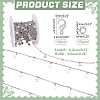 DIY Brass Cable Chains Necklaces Making Kits DIY-ME0001-93P-2