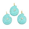 Synthetic Turquoise Pendants G-H353-02G-09-1