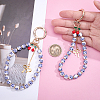2Pcs Zinc Alloy Ceramic Beads Mobile Straps AJEW-ME0002-83B-3