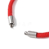 Nylon Round Cord Slider Bracelet Making AJEW-JB01461-01-2