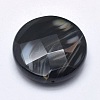 Natural Black Agate Beads G-P384-L-3