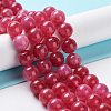 Dyed Natural Malaysia Jade Beads Strands G-G021-02C-08-2