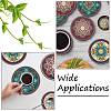 3 Pcs 3 Styles Creative Ethnic Style Silicone Coasters ST-CJ0008-11-7