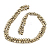 Electroplate Synthetic Magnetic Hematite Beads Strands G-A263-B01-02G-2