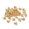 Rack Plating Brass Ear Nuts X-KK-C236-01B-1
