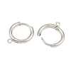 Brass Hoop Earring Findings KK-CBA8A92-01P-3