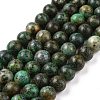 Natural African Turquoise(Jasper) Beads Strands X-TURQ-G037-10mm-5