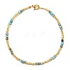 Synthetic Turquoise & Glass Seed Bead Beaded Bracelets for Women GO0506-6-1